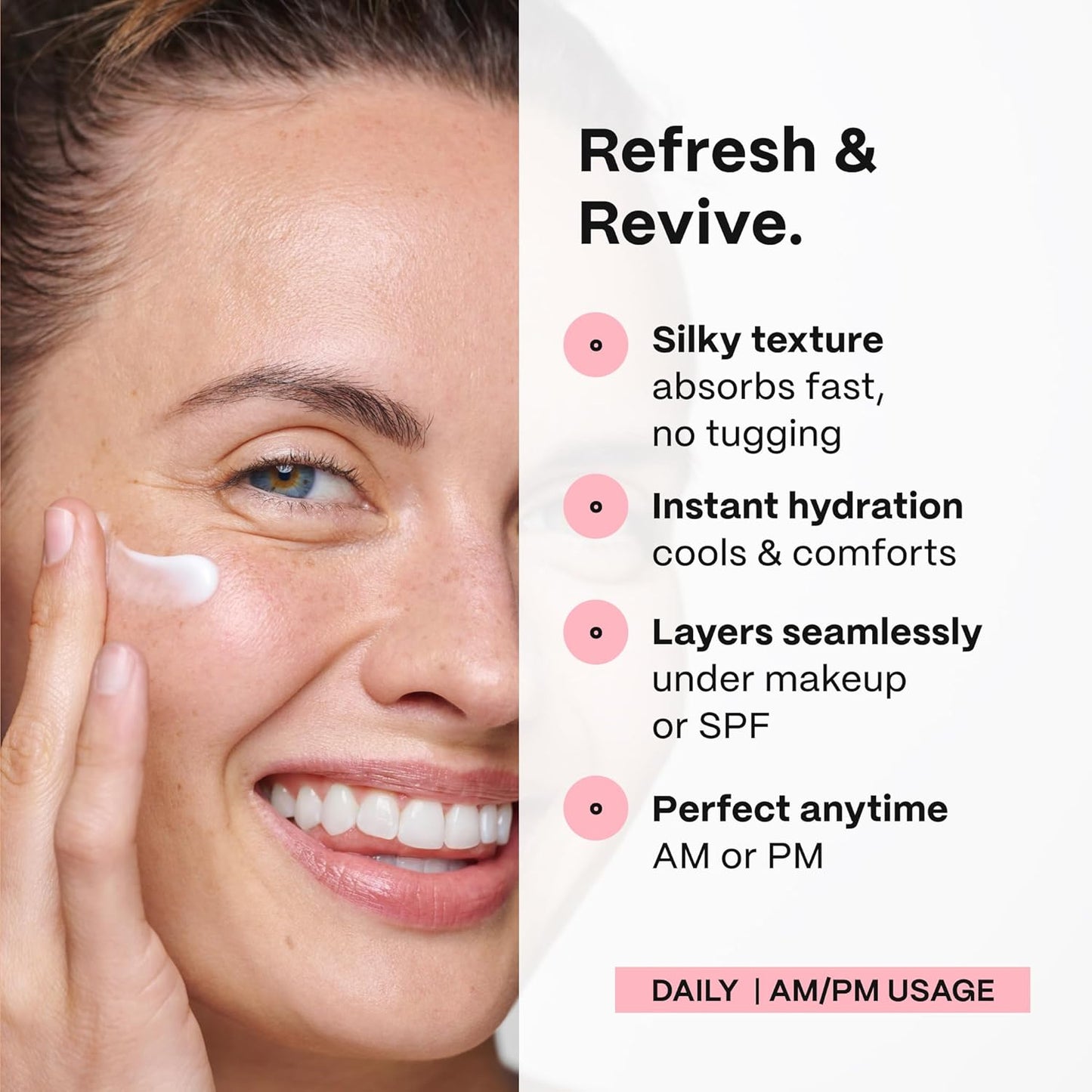 Mad Hippie Eye Cream - Anti-Aging Under Eye Cream for Dark Circles and Puffiness with Niacinamide, Peptides, Kakadu Plum & Licorice, Eye Treatment with Skin-Brightening Vitamin C, 0.5 Oz-BrightBean Baby