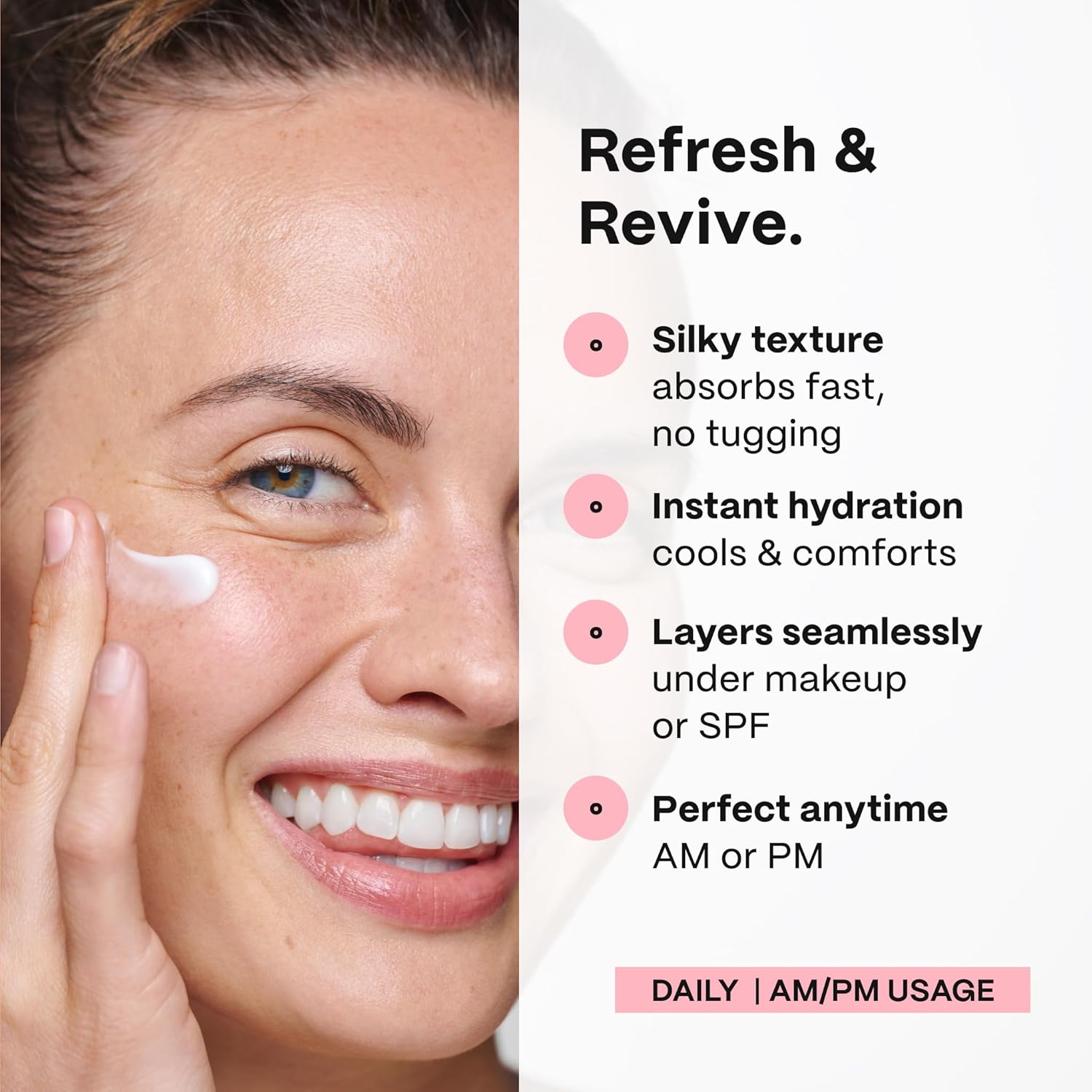 Mad Hippie Eye Cream - Anti-Aging Under Eye Cream for Dark Circles and Puffiness with Niacinamide, Peptides, Kakadu Plum & Licorice, Eye Treatment with Skin-Brightening Vitamin C, 0.5 Oz-BrightBean Baby