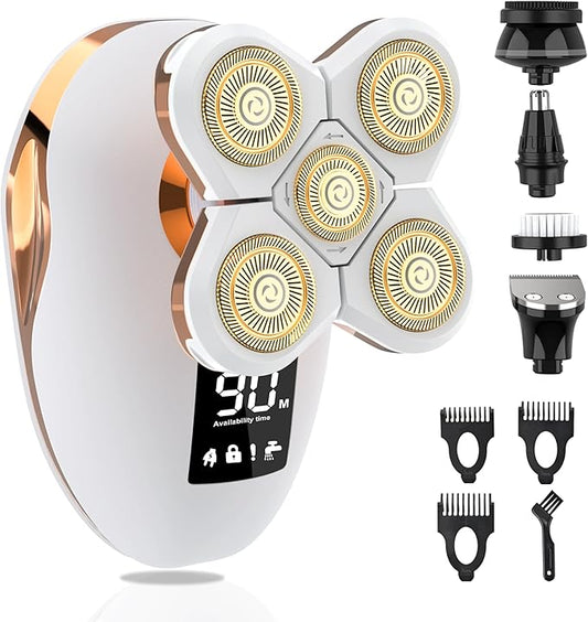 Electric Razors for Women, Women's Electric Shaver Kit for Legs, Bikini and Body Wet Dry Use, Facial Hair Removal, Cordless Trimmer for Womens Bikini Lady Grooming Sensitive Skin