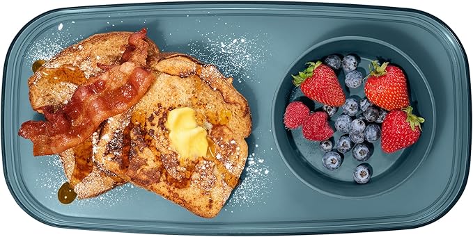 madesmart dipware Small Serving Plate, Collapsible & Removable Dip Bowl for Salsa, Queso, Sald, Olives, Premium Dishwasher & Microwave Safe, Multipurpose Plate & Bowl, Midnight