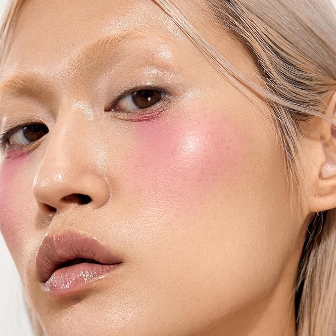 Blush Duo Aureole - High Pigmented Pink Blush for Cheeks - Blush Powder with Matte Finish - Easy-to-Blend Texture - Mix or Use Separately, 0.53 Oz-BrightBean Baby