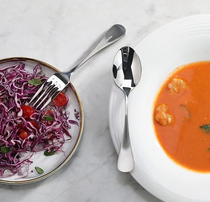 Artaste Rain 18/10 Stainless Steel (Matte, Dinner Spoon (12-Piece))