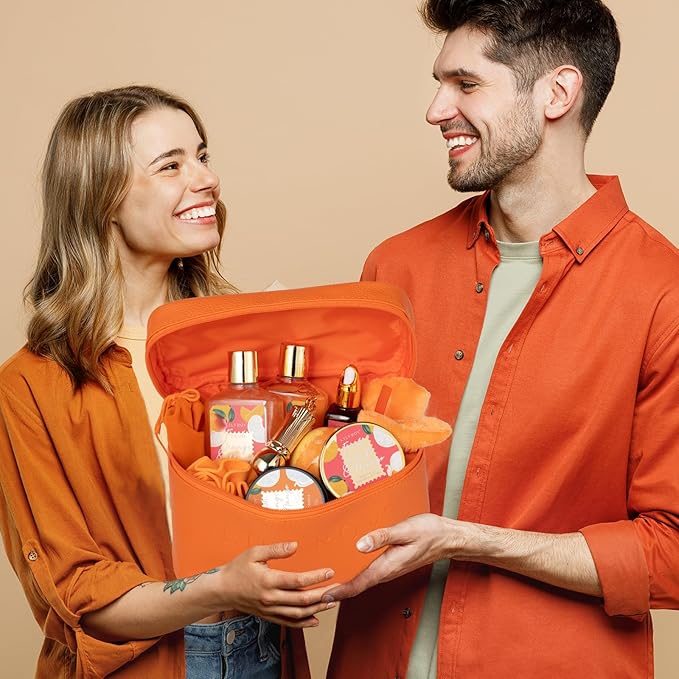 Mother's Day Gift for Mom - Luxury 20-Piece Tropical Spa Gift Set for Women, Bath & Body Care Kit with Shower Gel, Makeup Bag | Christmas, Valentine's, Birthday, Relaxation Gift for All Occasions-BrightBean Baby