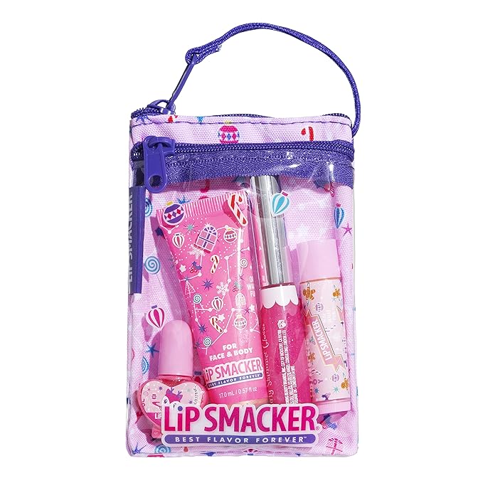 Lip Smacker Holiday Christmas Original & Best Glam Makeup Bag Makeup Set For Girls-BrightBean Baby