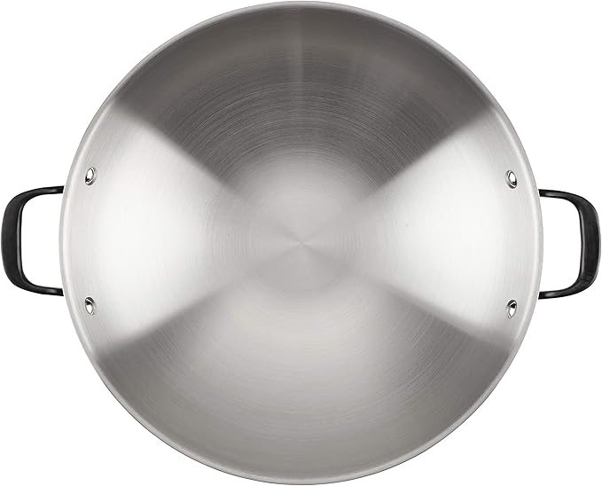 KitchenAid 5-Ply Stainless Steel Wok 15" - Induction Compatible