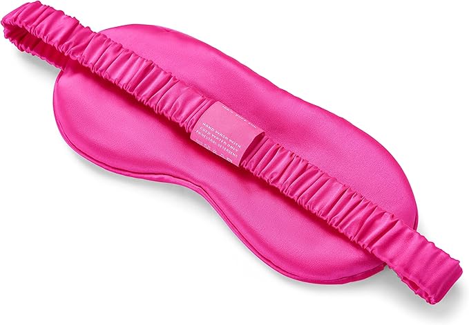 Silk Sleep Mask Light Blocking Luxury 100% Mulberry 19mm Silk Eye Mask Eye Cover Blindfold Ultra Soft Light & Comfy Anti Aging Skin Care with Travel Bag Gift Package-BrightBean Baby