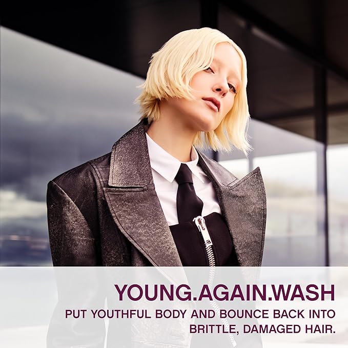KEVIN.MURPHY YOUNG.AGAIN.WASH - Moisturising Shampoo - For Dry, Damaged & Brittle Hair - Hair Repair & Hydration - Amino Acids & Lotus Flower Extract - Sulphate & Paraben Free - 1 L / 33.8 fl oz-BrightBean Baby