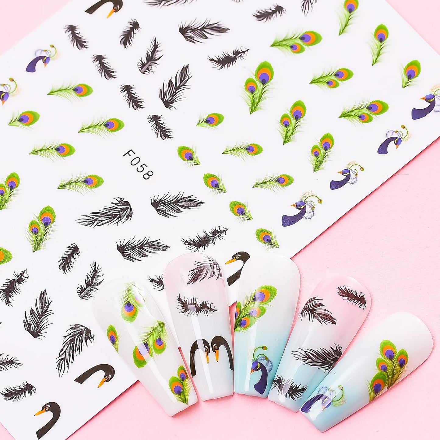 Makartt Nail Decorating Kit Including Designer Nail Stickers, Vivid and Vibrant Colorful Nails Rhinestones DIY Accessories for Nails Art and Salon-BrightBean Baby