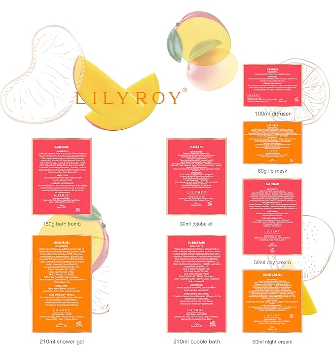 Mothers Day Gifts for Mom - 23-Piece Tropical Bath & Body Basket Set for Women, Spa Gift Basket with Shower Gel, Bath Bomb | Christmas Valentine's Birthday Gift All Occasion Holiday Gift Idea for Her-BrightBean Baby