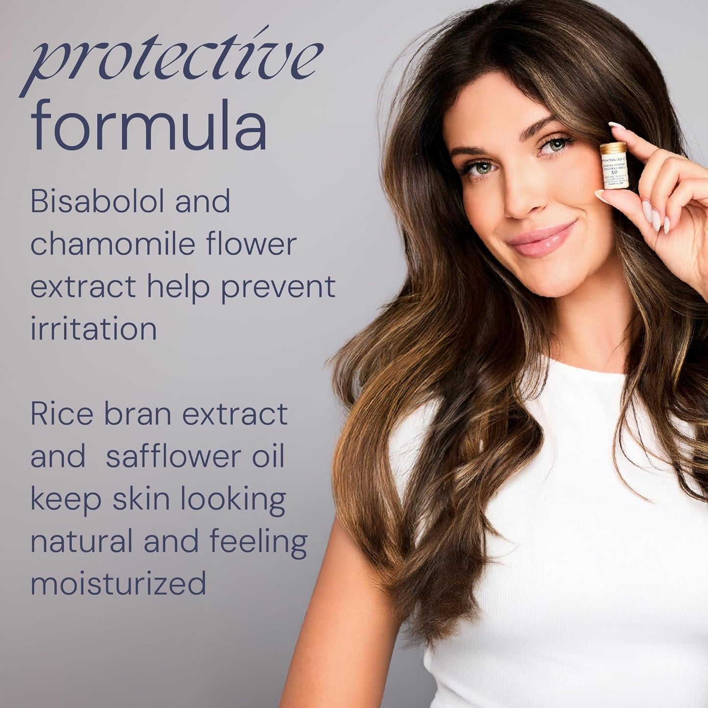 Brush On Block Mineral Sunscreen Powder Refill, Natural Broad-Spectrum SPF 50, Safe for Sensitive Skin, UVA UVB Face Protection, Reef Friendly (Translucent - Refill)-BrightBean Baby