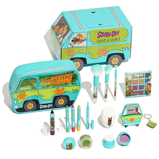 wet n wild Scooby Doo Limited Edition PR Box - Makeup Set with Versatile Brushes, Buildable & Blendable Palettes, Vibrant Colors, & Lip Glosses for Unique Looks, Cruelty-Free & Vegan-BrightBean Baby