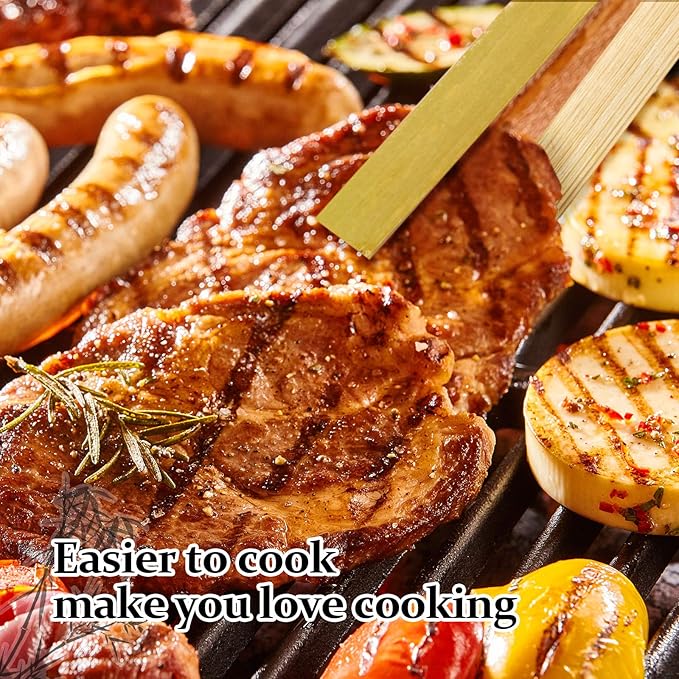 Patelai 90 Pieces Mini Bamboo Tongs Long Toast Tongs Disposable Wooden Cooking Bamboo Cooking Utensils for Toast Bread Pickles Tea Toaster Supplies (6 Inch)