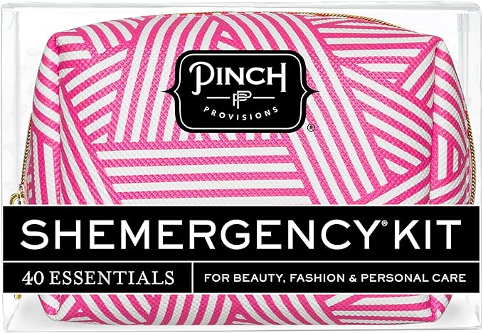 Pinch Provisions Shemergency Kit for Her, 40 Emergency Essential Items, Compact, Multi-Functional Pouch, Gift for Women, Birthday, Bachelorette Parties, and More!-BrightBean Baby