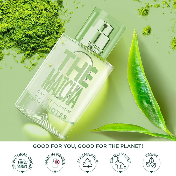 SOLINOTES Matcha Tea Perfume for Women - Eau De Parfum | Delicate Floral and Soothing Scent - Made in France - Vegan - 1.7 fl.oz-BrightBean Baby