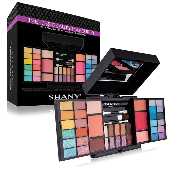 SHANY Timeless Beauty Makeup Kit - 36 Eye Shadow colors, 6 Blushes, Mini Mascara, and Applicators-BrightBean Baby