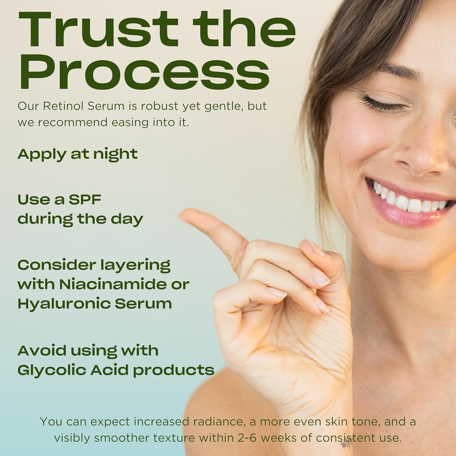 InstaNatural Retinol Serum for Face with Niacinamide, Vitamin C, and Hyaluronic Acid, Anti Aging for Firmer Skin, Lines & Wrinkles & Brightening Serum-BrightBean Baby