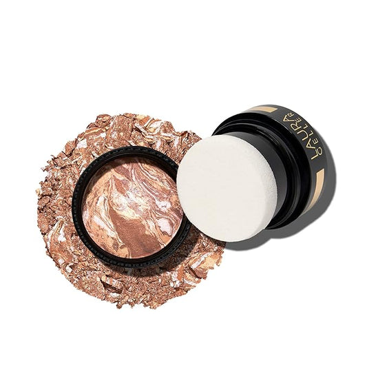LAURA GELLER NEW YORK Bronze-n-Brighten Baked To Go - Travel Size - Medium - Natural Bronze Glow-BrightBean Baby