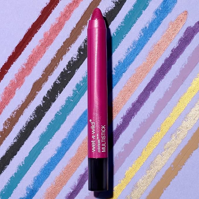 wet n wild Color Icon Cream Eyeshadow Makeup Multi-Stick Peach Born To Flirt (Pack of 2)