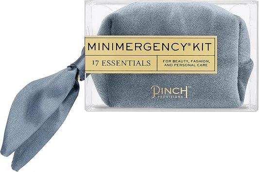 Pinch Provisions Velvet Minimergency Kit, for Her, Includes 17 Must-Have Emergency Essential Items, Compact, Multi-Functional Pouch, Gift for Parties and Birthdays-BrightBean Baby