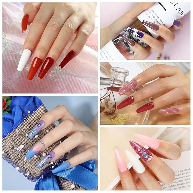 COSCELIA Gel Nail Polish Kit with U V light and Drill Starter Kit 35 Colors Gel Nail Polish with 5pcs Top Base Coat Nail Art All Seasons Professional Gel Manicure Kit DIY at Home Gifts for Women-BrightBean Baby