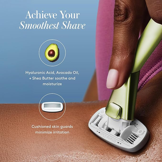 Women's Razor Shave Kit, 1 Matchpoint Razor Handle + 6 Blade Refills-BrightBean Baby