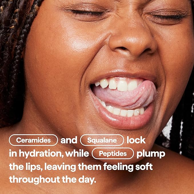 Remedy for Dry Lips - Hydrating and Healing Lip Balm Ointment with Ceramides, Peptides, and Dimethicone - Repairs Dry, Cracked Lips - By Dermatologist Dr. Shah-BrightBean Baby