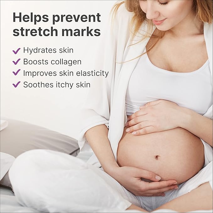 TriLASTIN Maternity Stretch Mark Cream for Pregnancy - 4 Oz (3-Pack) - Hypoallergenic & Paraben-Free Silicone Scar Cream & Shea Butter - Pregnancy Must Haves-BrightBean Baby