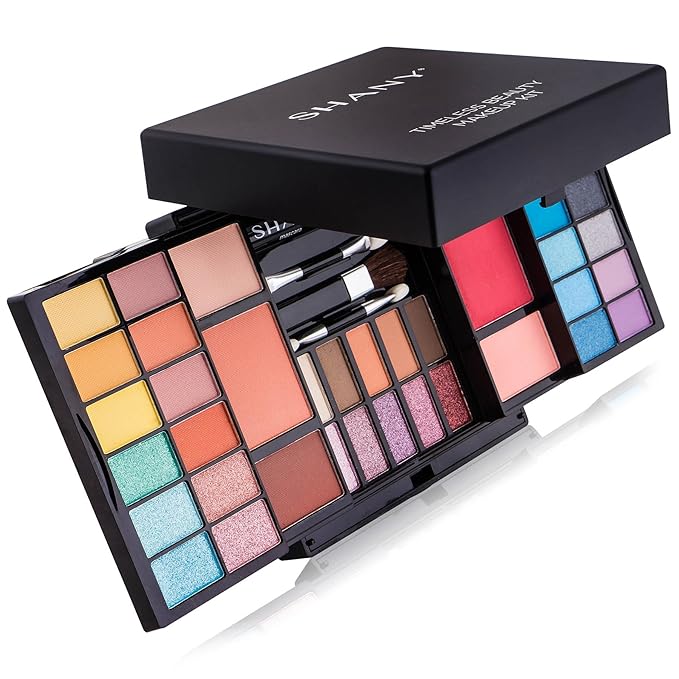 SHANY Timeless Beauty Makeup Kit - 36 Eye Shadow colors, 6 Blushes, Mini Mascara, and Applicators-BrightBean Baby