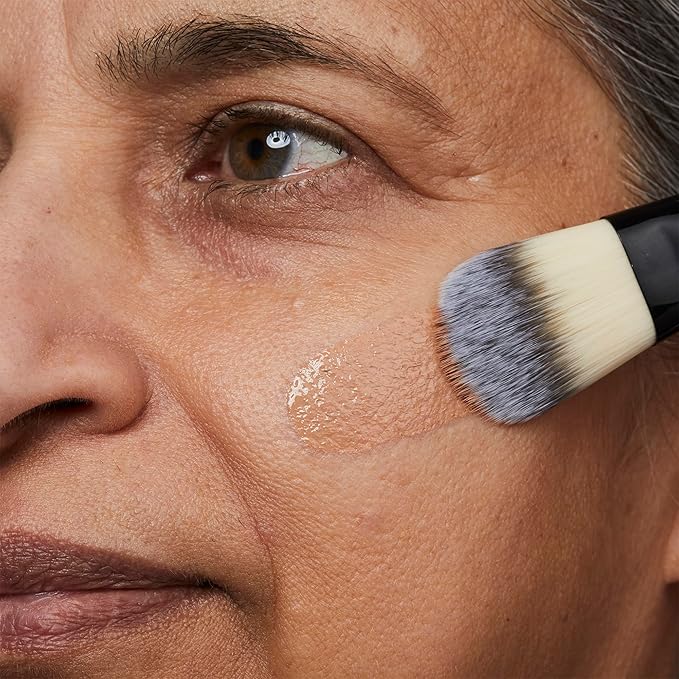 No7 Protect & Perfect Advanced All in One Foundation - Wheat - Age Defying Foundation Makeup with SPF 50 for Women - Makeup Base Cream Helps to Reduces Redness & Blurs Visible Pores (30ml)-BrightBean Baby