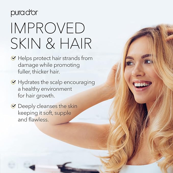 PURA D'OR 4 Oz ORGANIC Castor Oil - w/ 2 BONUS Empty Brushes - 100% Pure USDA Certified Cold Pressed, Hexane Free Eyelash & Eyebrow Serum - For Fuller, Thicker Lashes & Brows - Skin & Hair-BrightBean Baby