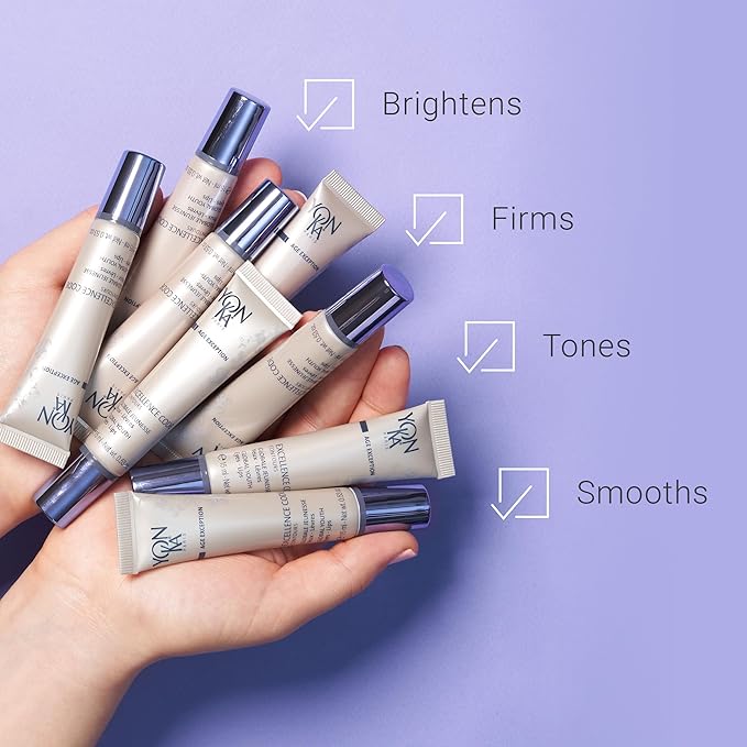 Yon-Ka Excellence Code Contours Eye Cream (15ml) Anti-Aging Eye and Lip Treatment with Hyaluronic Acid, Reduce Puffiness and Dark Circles, Paraben-Free-BrightBean Baby