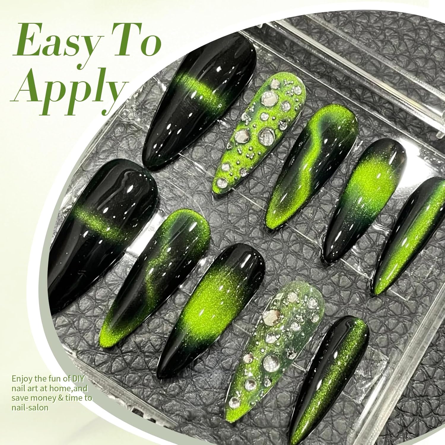 Born Pretty Cat Magnetic Gel Nail Polish 9D Wormhole Holorgraphic Cat Magnetic Eye Gel Polish U v Nail Gel Diy Art for Girls Women 15ML-BrightBean Baby