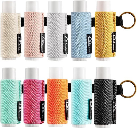 WK IEASON Lip Balm Holder Keychain Bulk Chapstick Holder Key chain-BrightBean Baby