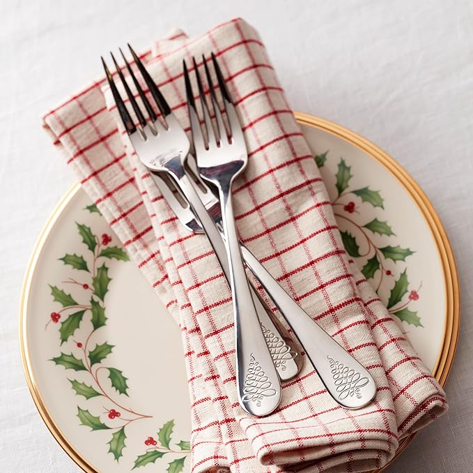 Lenox 146504010 Holiday Salad Plate, Christmas Dinnerware