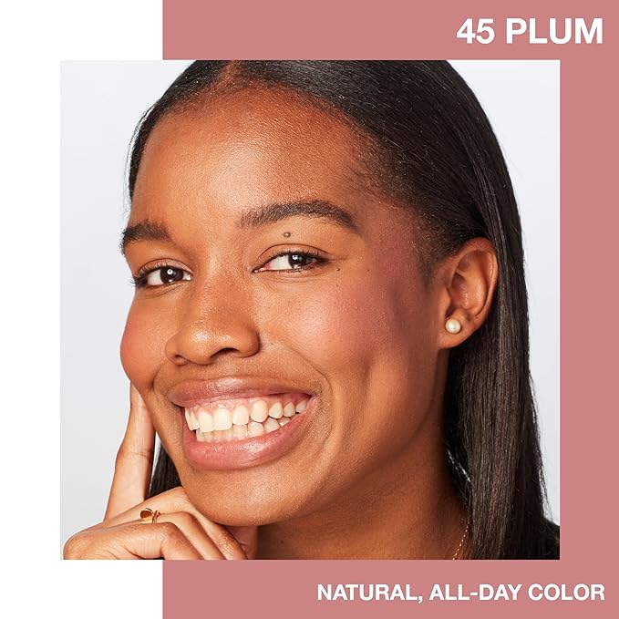 Maybelline Fit Me Blush, Lightweight, Smooth, Blendable, Long-lasting All-Day Face Enhancing Makeup Color, Plum, 1 Count-BrightBean Baby