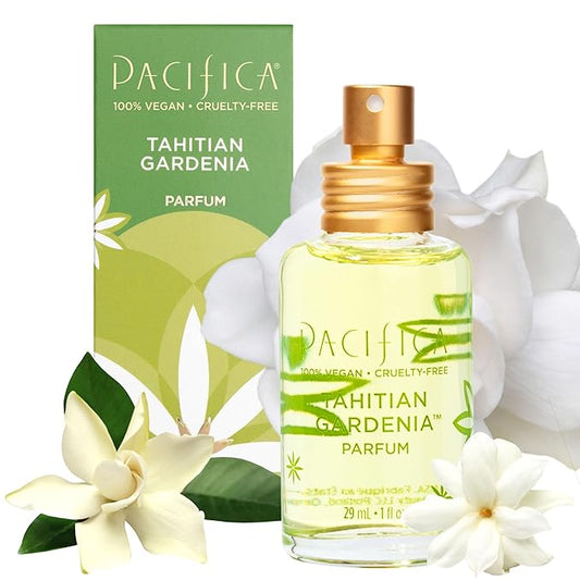 Pacifica Tahitian Gardenia Perfume Spray 1oz – Tropical Floral Fragrance with Gardenia Bloom, Jasmine & Sweet Orange, Warm Vanilla Coconut Notes, Vegan & Cruelty-Free Clean Perfume for Women-BrightBean Baby