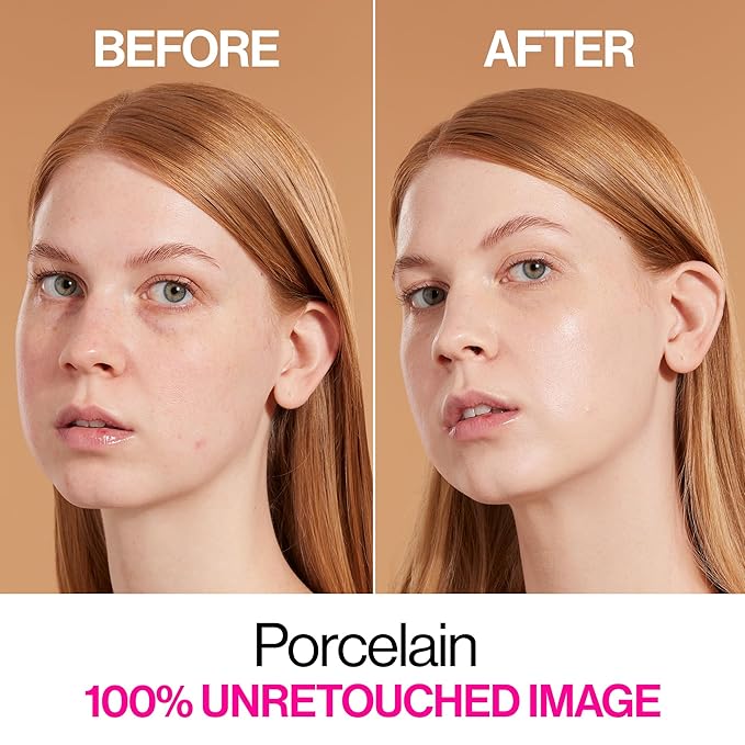 wet n wild Bare Focus Skin Tint, 5% Niacinamide Enriched, Buildable Sheer Lightweight Coverage, Natural Radiant Finish, Hyaluronic & Vitamin Hydration Boost, Cruelty-Free & Vegan - Porcelain-BrightBean Baby