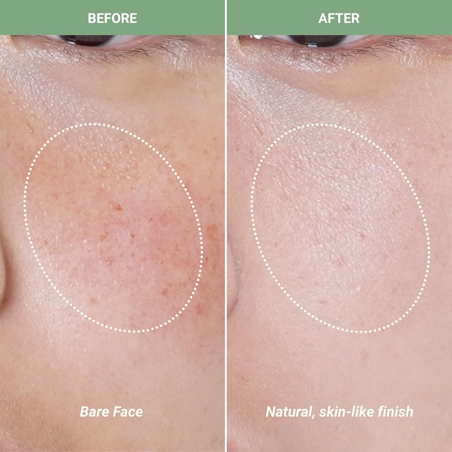 Meebak Cica Redness Solution Cream | Redness Relief for Face | Green Color-Corrector | BB Cream for Sensitive Skin | Green Color Corrector - Fair to Medium Skin-BrightBean Baby