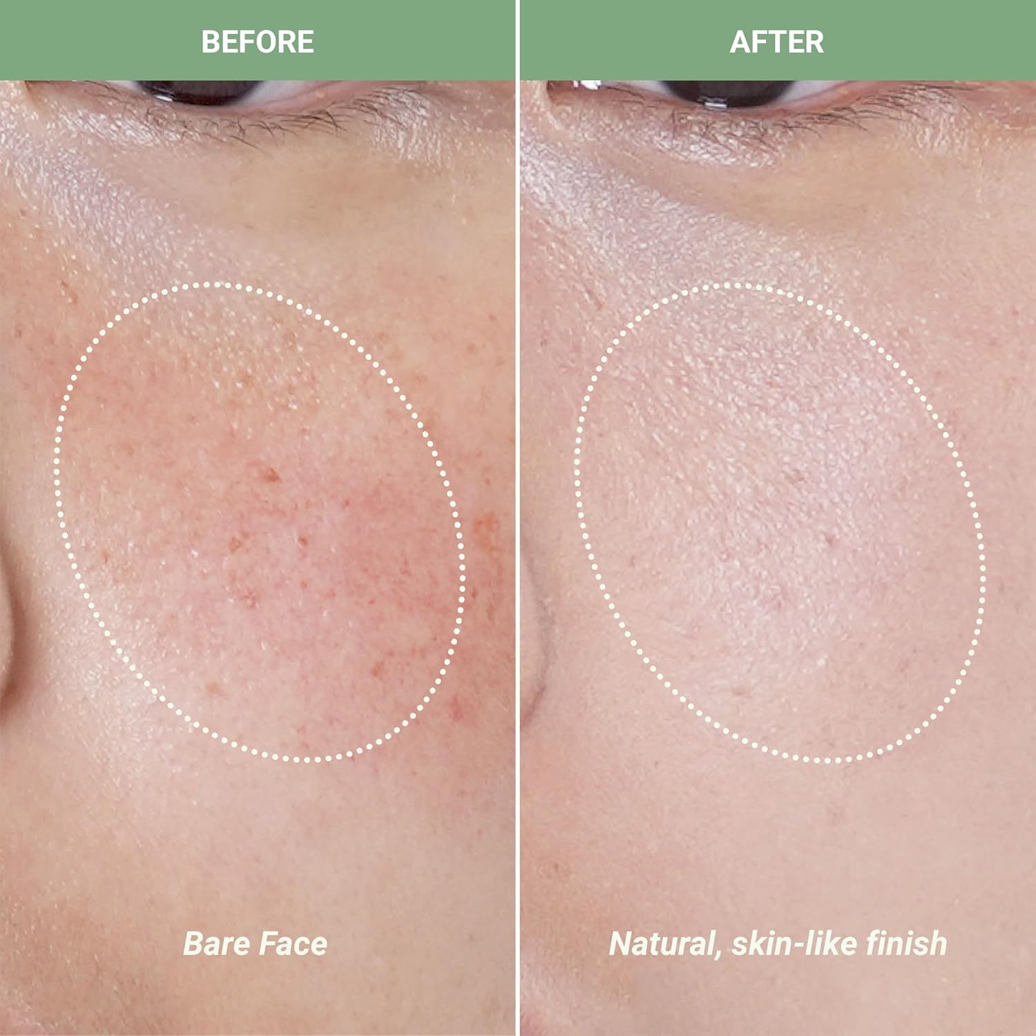 Meebak Cica Redness Solution Cream | Redness Relief for Face | Green Color-Corrector | BB Cream for Sensitive Skin | Green Color Corrector - Fair to Medium Skin-BrightBean Baby