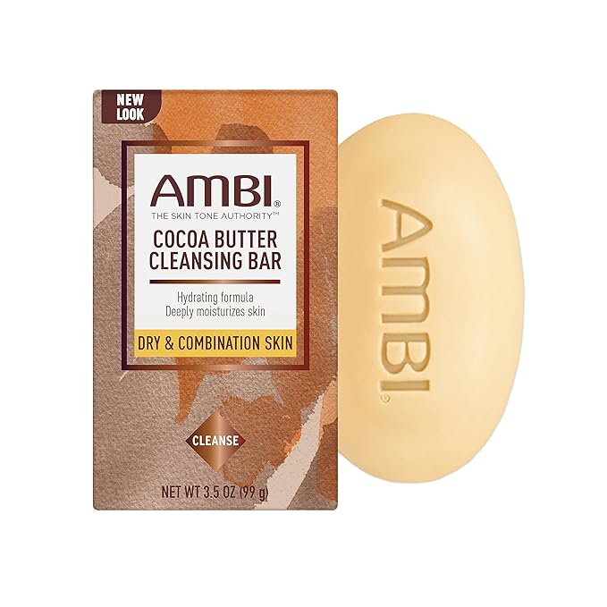 Ambi Even & Clear Under Eye Serum Anti Aging Formula with Peptides and Hyaluronic Acid to Reduce Fine Lines and Wrinkles, with Cocoa Butter Cleansing Bar-BrightBean Baby