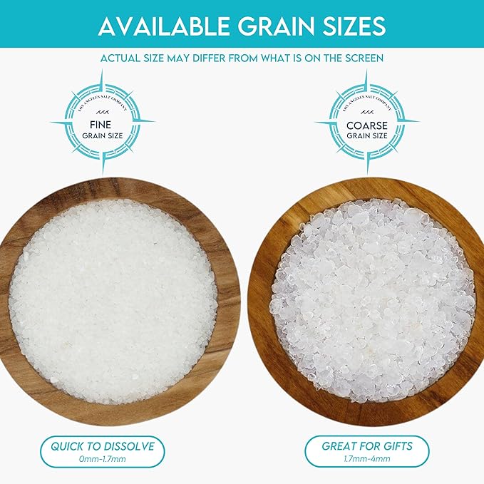 LA Salt Co.'s 100% Pure and Natural Dead Sea Salt Bulk 55 lb bag, Fine Grain-BrightBean Baby