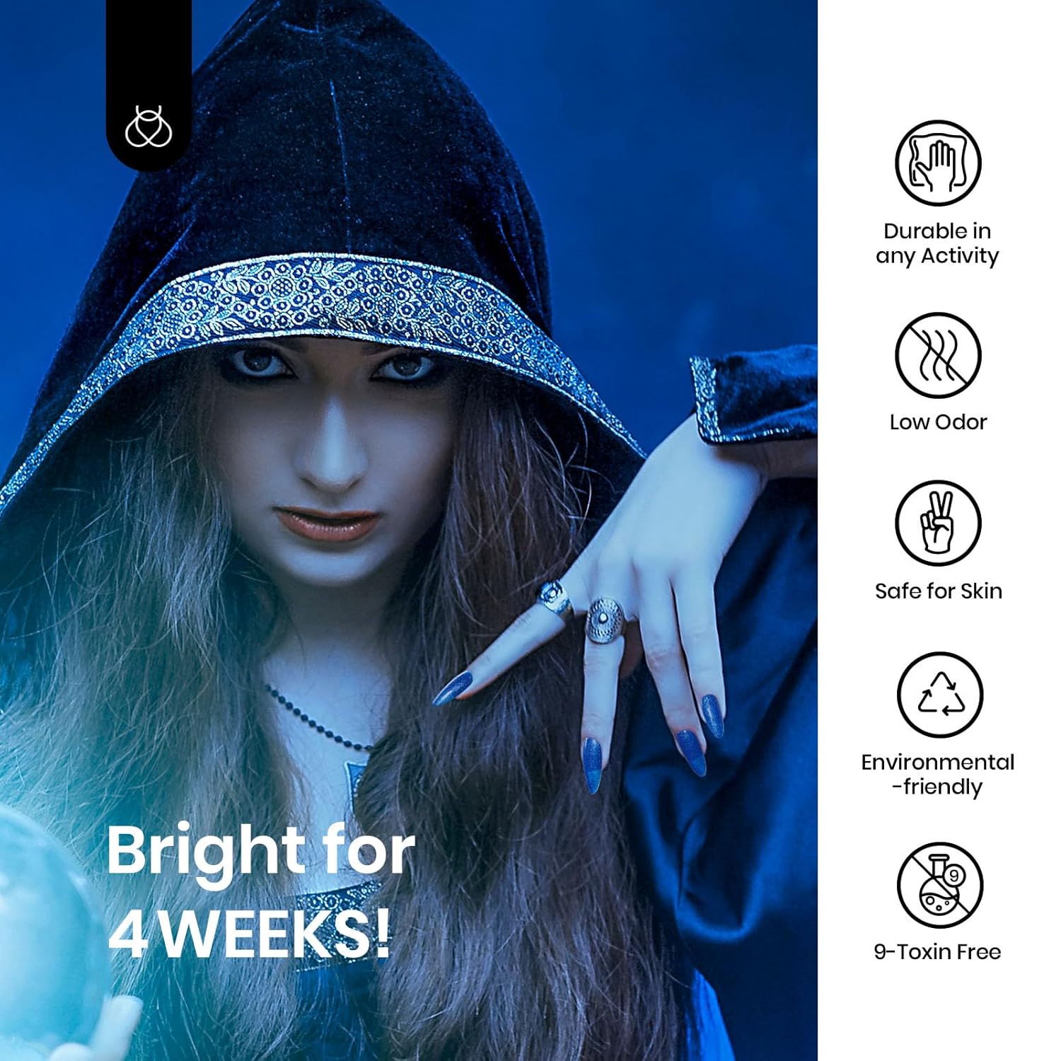 Beetles Glitter Gel Nail Polish, Blue Gel Polish Dark Purple Blue Color Gel Polish Soak Off Gel Nail Art Salon Nail Art DIY Home Nails Gifts for Women Women Manicure, 1 Pcs 15ml-BrightBean Baby