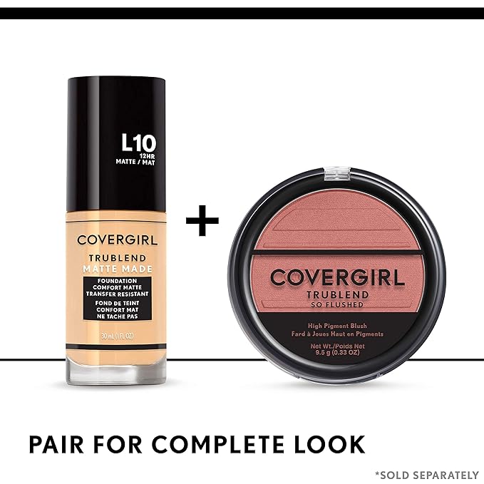 COVERGIRL Trublend So Flushed High Pigment Bronzer, Sunset Glitz, 0.33 Oz, 1 Count (Pack of 1)-BrightBean Baby