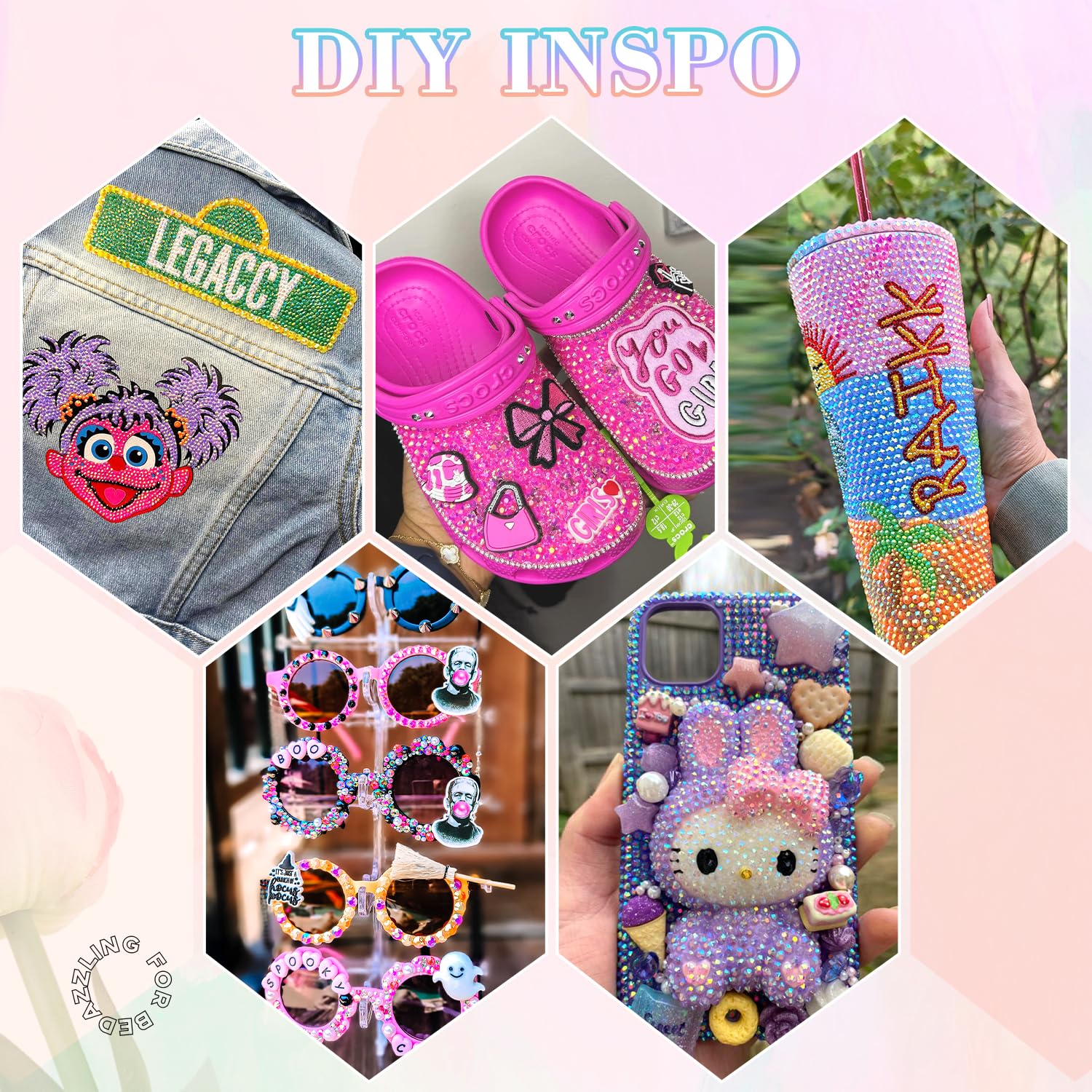 12600Pcs Resin Jelly Rhinestones with Tweezers for Crafting, Multi Colors 4mm Non Hotfix Flatback Gems, Bedazzling Crystal for DIY Crafts Clothing Tumblers Mugs Shoes Decor Nail Art-BrightBean Baby