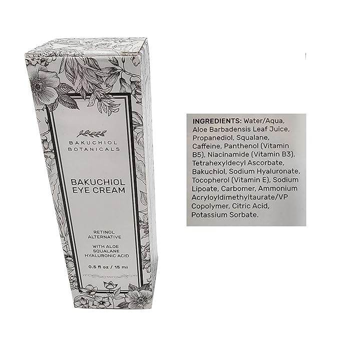 Bakuchol Botanicals Gift Set with Travel Case, Includes Face Serum, Toner & Cleanser All-in-One, Eye Cream, Moisturizer-BrightBean Baby