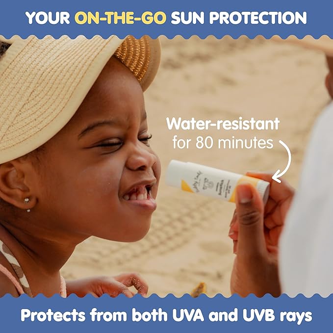 TUBBY TODD Mineral Sunstick - Broad Spectrum SPF 30 Sunscreen for Kids - Water-Resistant Stick Sunscreen for Body & Face - Safe for Sensitive Skin - 2 Pack, 0.5 oz-BrightBean Baby