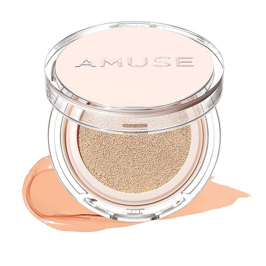 Skin Tune Vegan Cover Cushion Foundation 02 NUDE TUNE | Nude Peach |dewy, glow, long-lasting, double coverage, clean beauty, lightweight, natural look, foundation for sensitive skin, hydrating cushion-BrightBean Baby