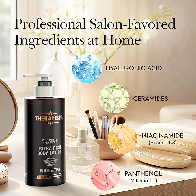 Scented Body Lotion for Women – Deep Hydration Moisturizer with Shea Butter, Ceramides & Panthenol for Dry Skin – Loved by All Genders (Acacia, 17.0 fl oz)-BrightBean Baby