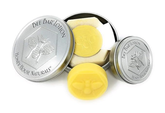 Bee Bar Honey House Naturals Duo – Natural – Small .6 ounce & Large 2 ounce (Natural)-BrightBean Baby