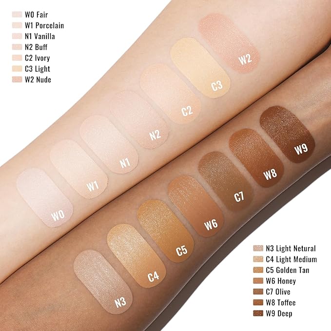 Oulac Concealer Full Coverage, Concealer Stick for Dark Circles, Hydrating Concealer Infused with Hyaluronic Acid, Lightweight, Long Lasting, Vegan Concealer 3.8ml, Shade: W6 Honey-BrightBean Baby